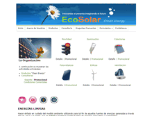 Tablet Screenshot of ecosolar.com.uy